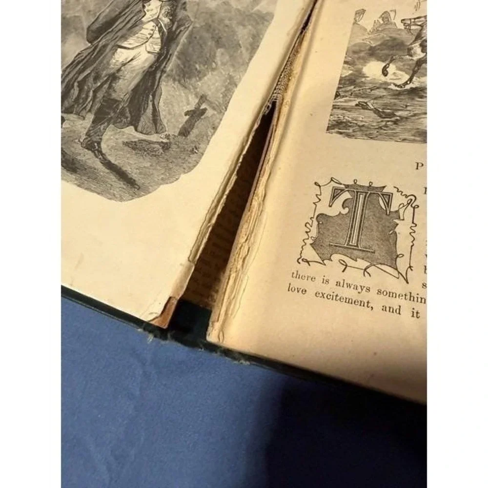Antique 1854 Campfires‎ of Napoleon Hardcover Book by Henry C. Watson